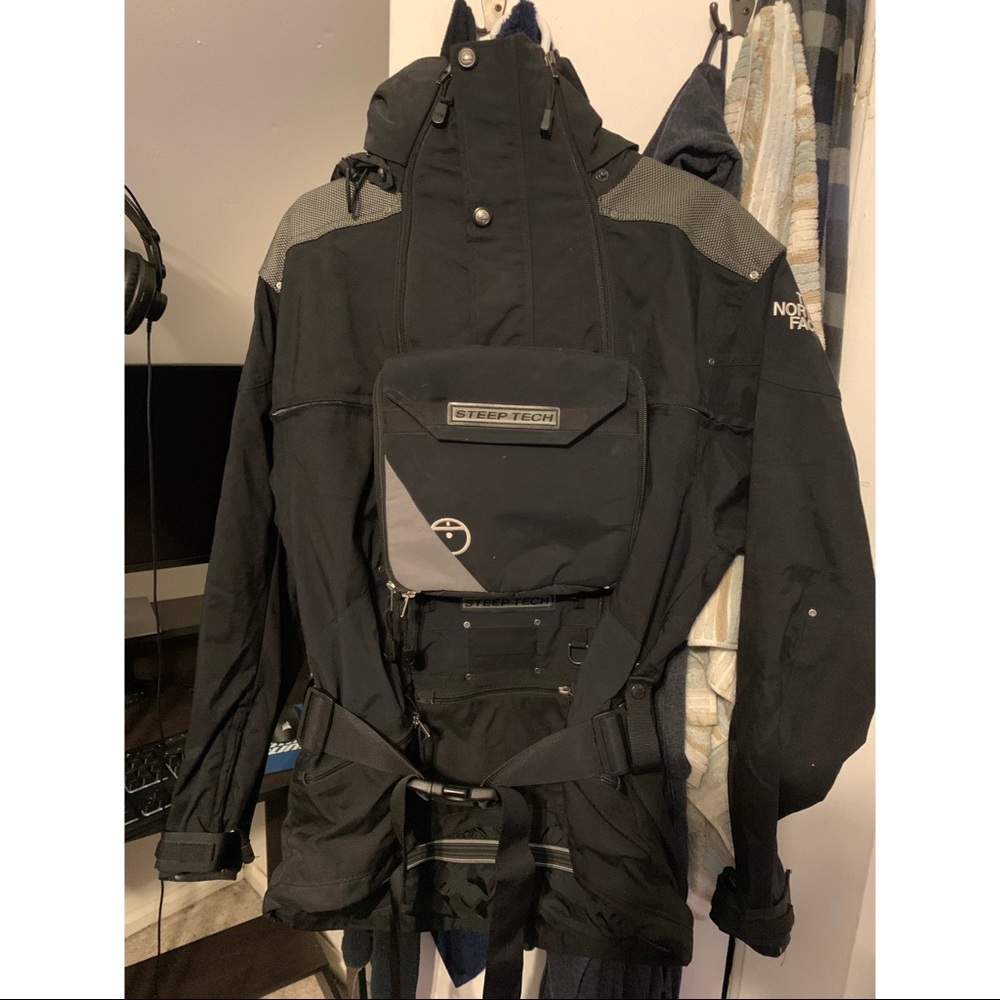 Vintage Steep Tech Scot Schmidt Ski Jacket Black.